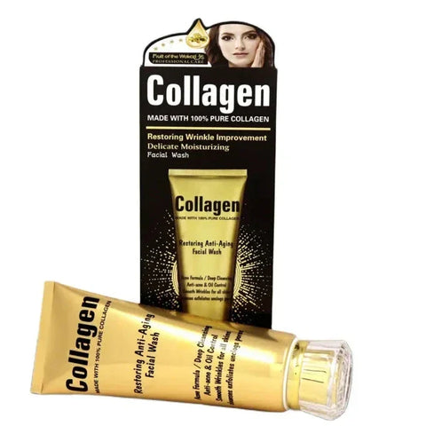 Wokali Collagen Anti-Aging & Anti-Acne Facial Wash 120ml – Deep Cleansing Face Cleanser