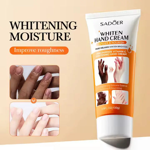 Sadoer Whitening Hand Cream 100g – Deep Moisturizing & Brightening Hand Care